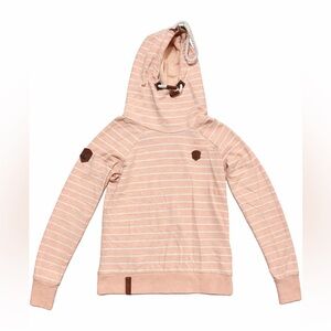 Naketano Striped Peach Hoodie